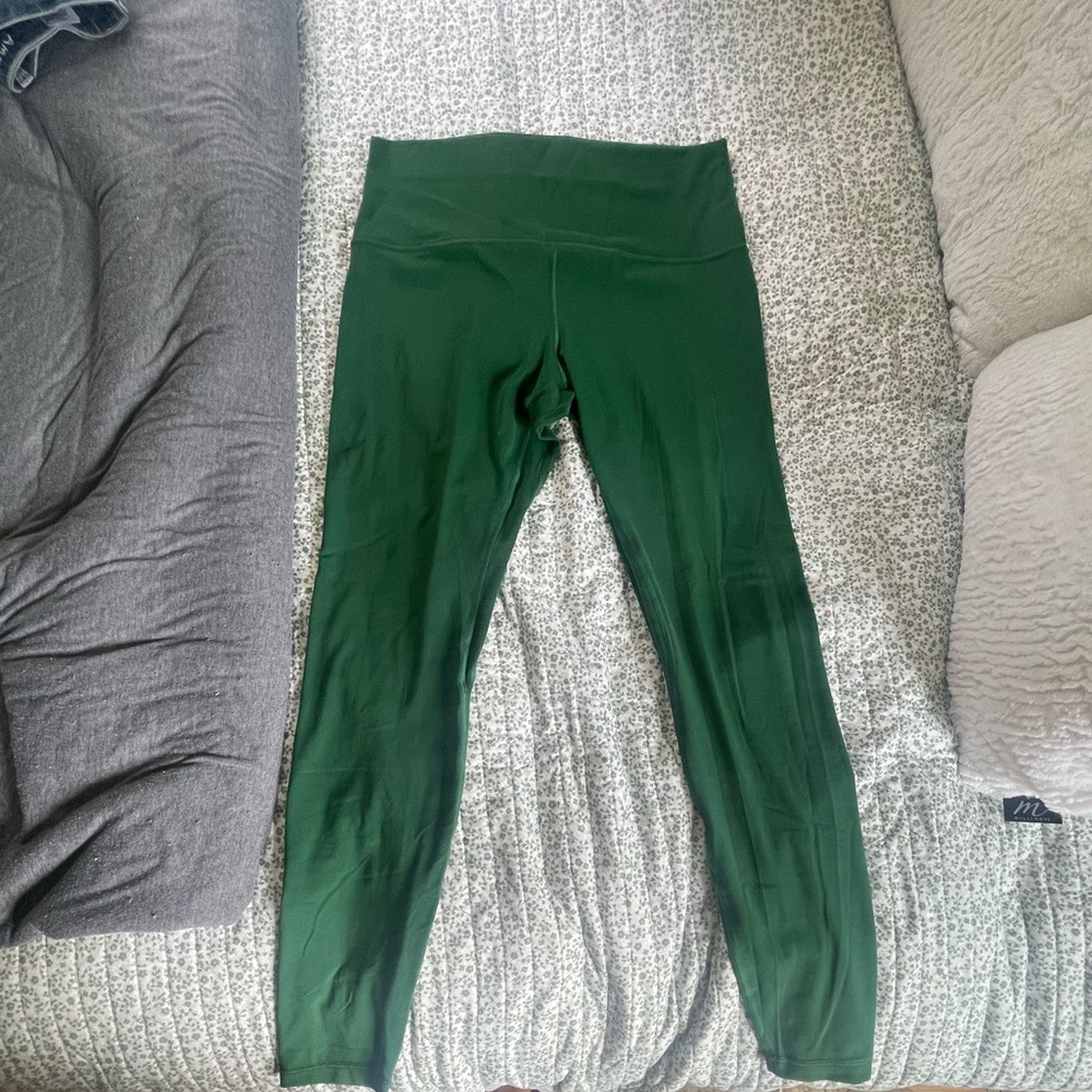 NW Forest Green Lululemon Align leggings! Bought on clearance!